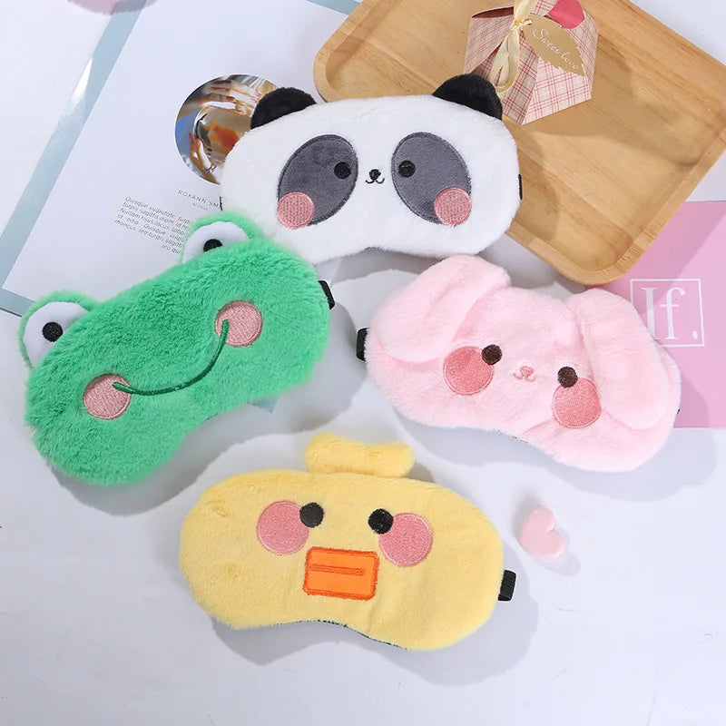 Kawaii Animal Plush Sleep Masks