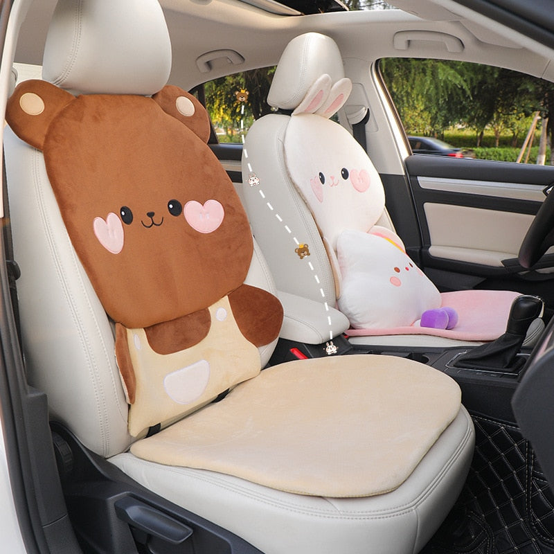 Bunny and Bear Car Seat Covers