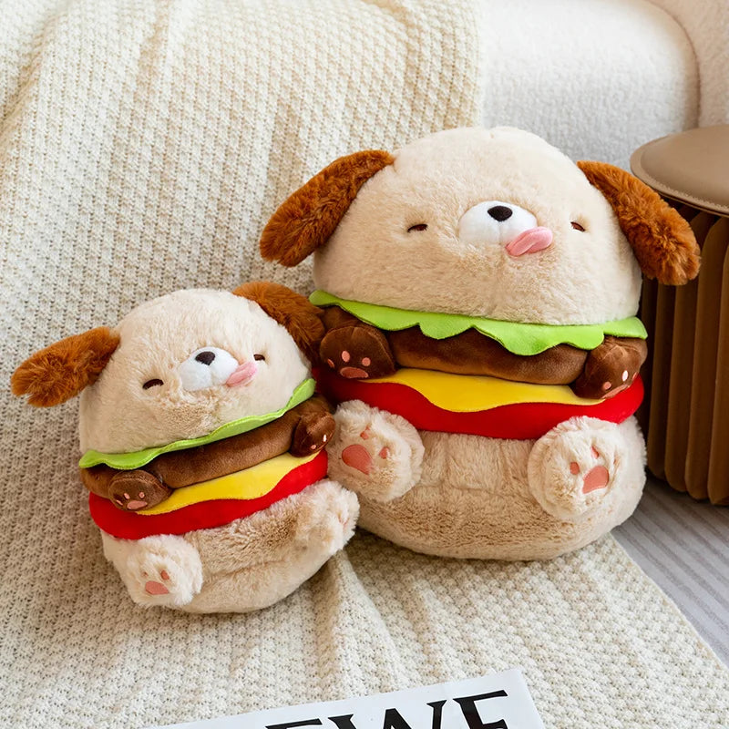 Hamburger Puppy Plushie