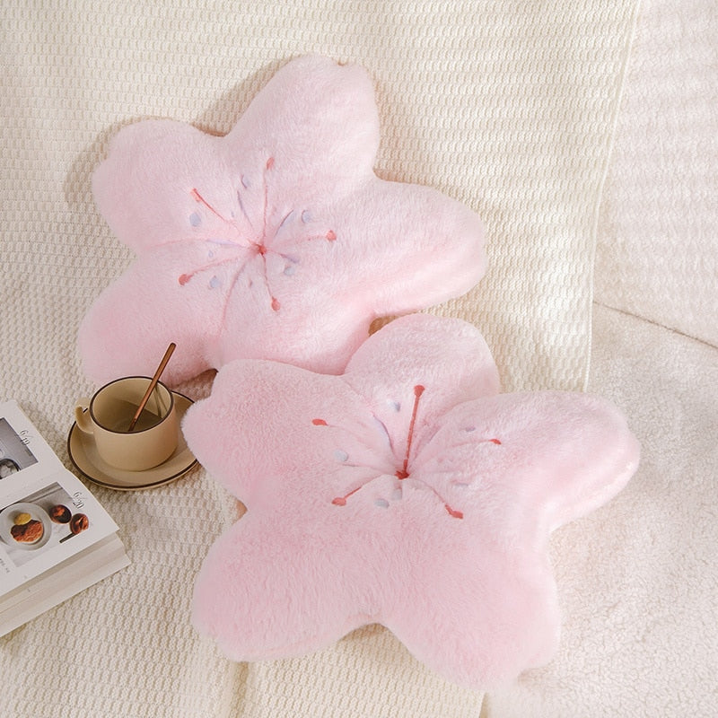 Cherry Blossom Plushie Pillow