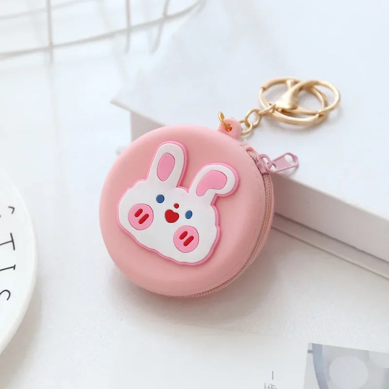 Round Silicone Coin Purses