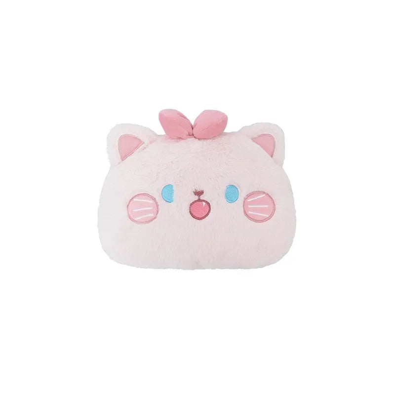 Pink Plush Cat Car Seat Accessories