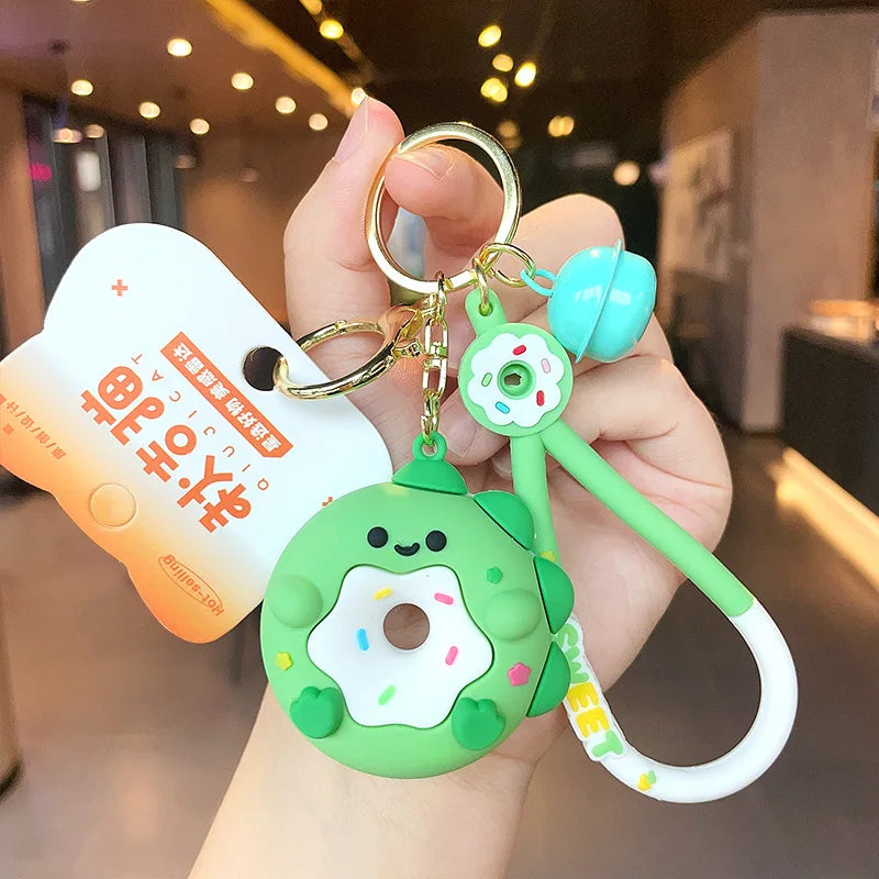 Animal Donut Friend Keychains