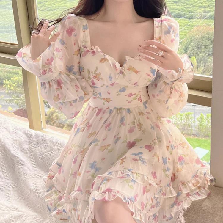 Floral Chiffon Dress