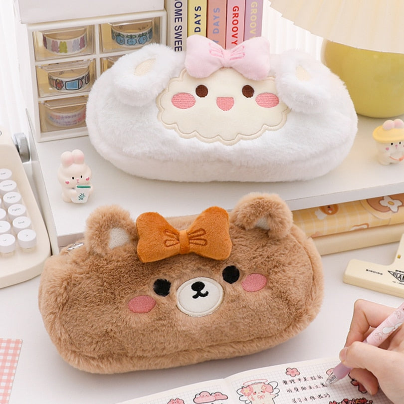 Plush Animal Pencil Cases