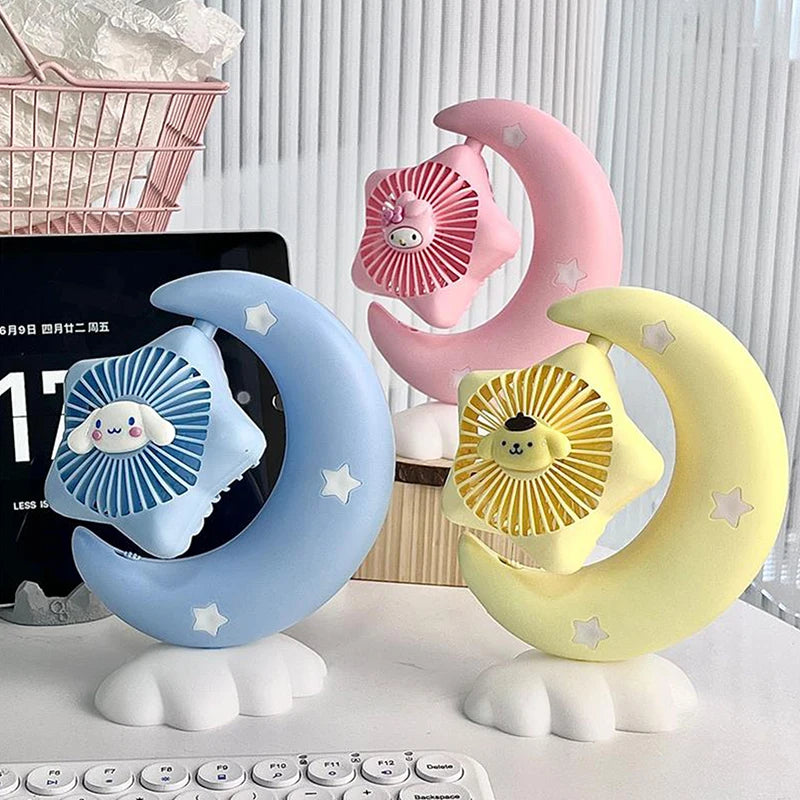 Sanrio Moon Desk Fan