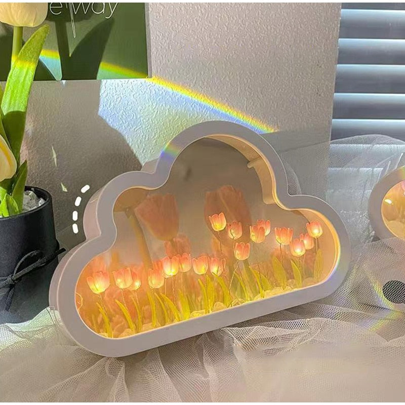 DIY Tulip Cloud LED Night Light