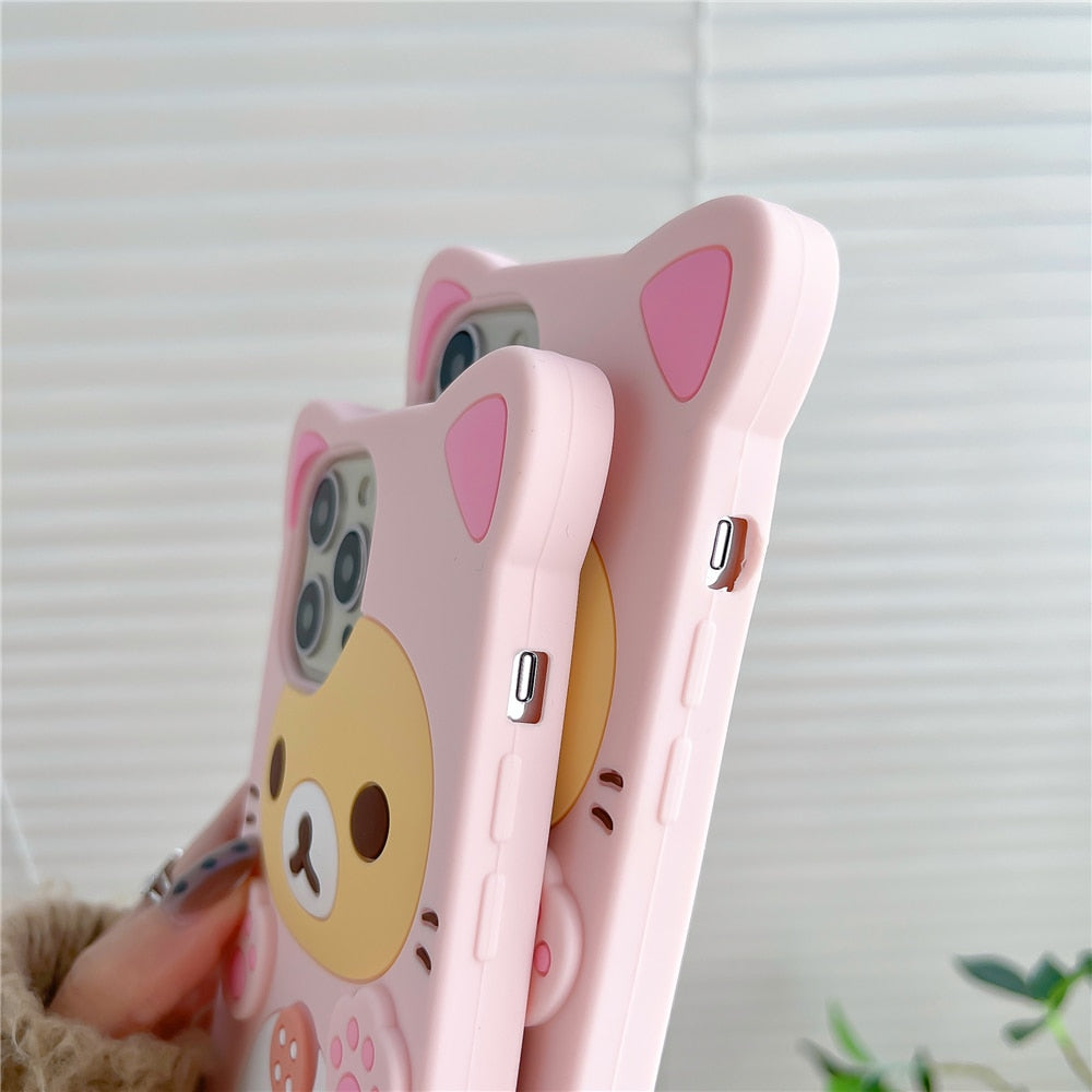 Bear Cat iPhone Case