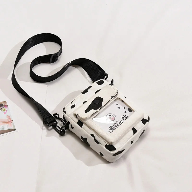 Cow Pattern Print Mini Shoulder Bag