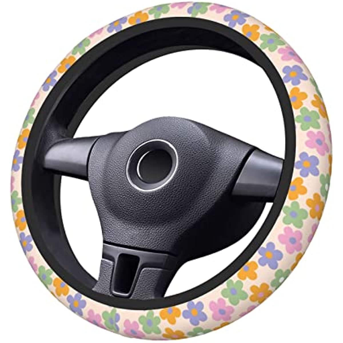 Floral Steering Wheel Cover