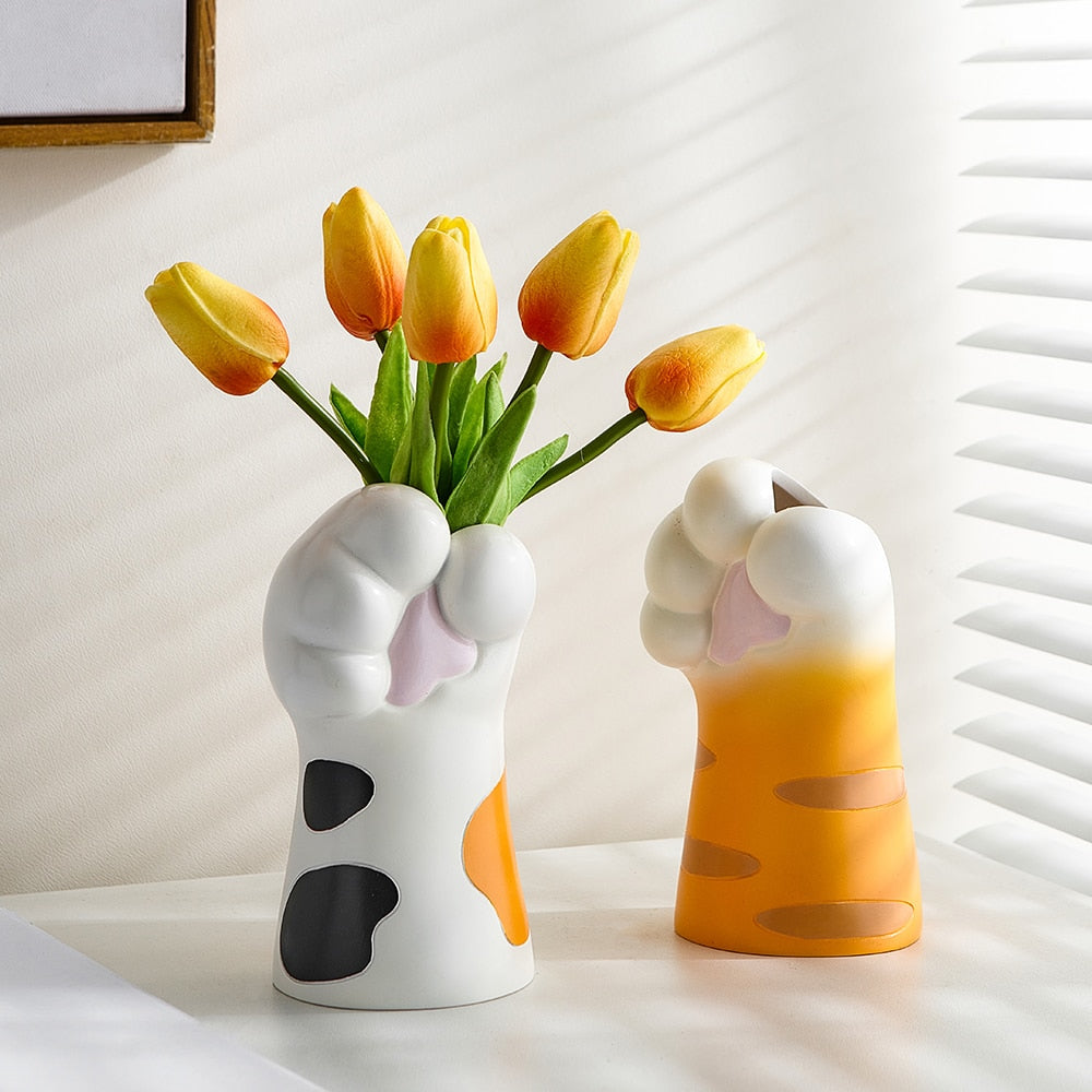 Cat Paw Vases