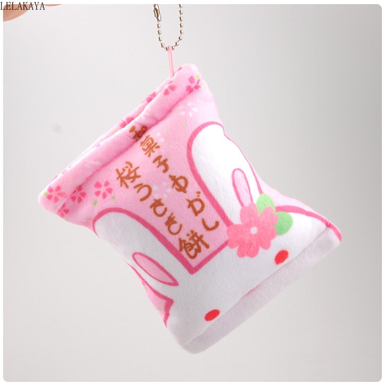 Bunny Plushies Pudding Bag Key Chain