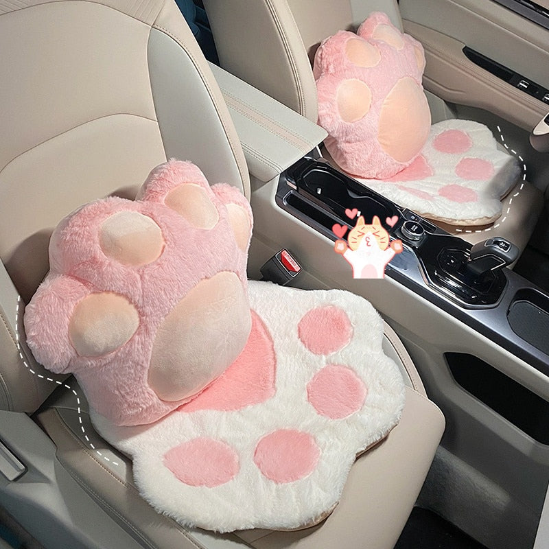 Cat Paw Car Seat Cover Set