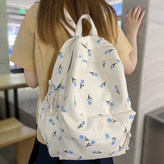 Blue Tulips Backpack