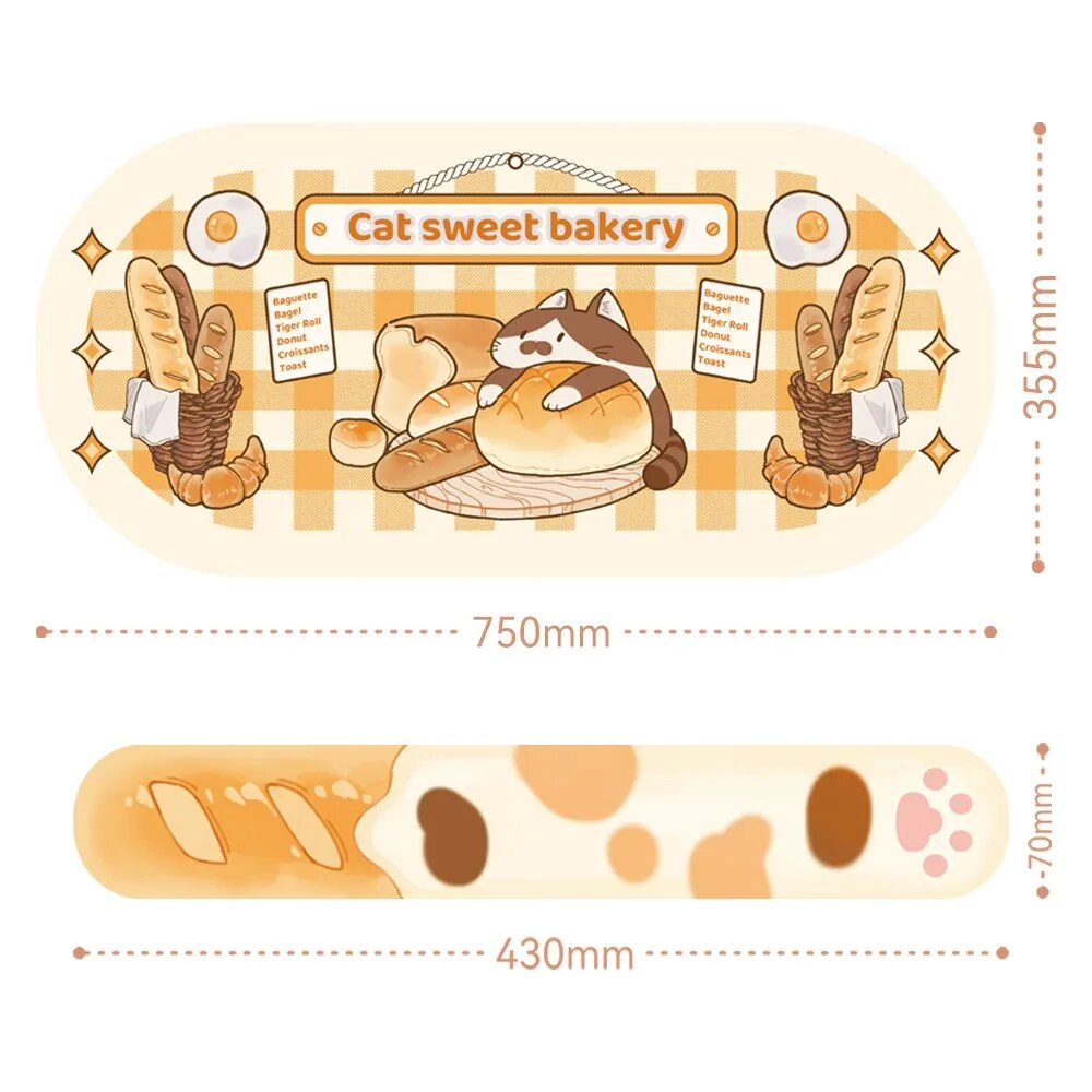 Cat Bakery Desk Pad