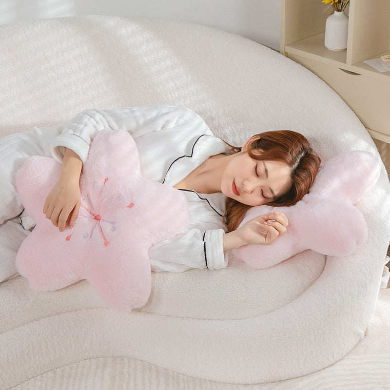 Cherry Blossom Plushie Pillow