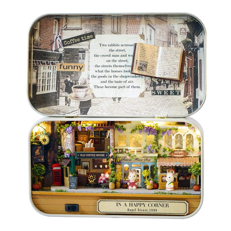 Miniature Dollhouse Box Theatre