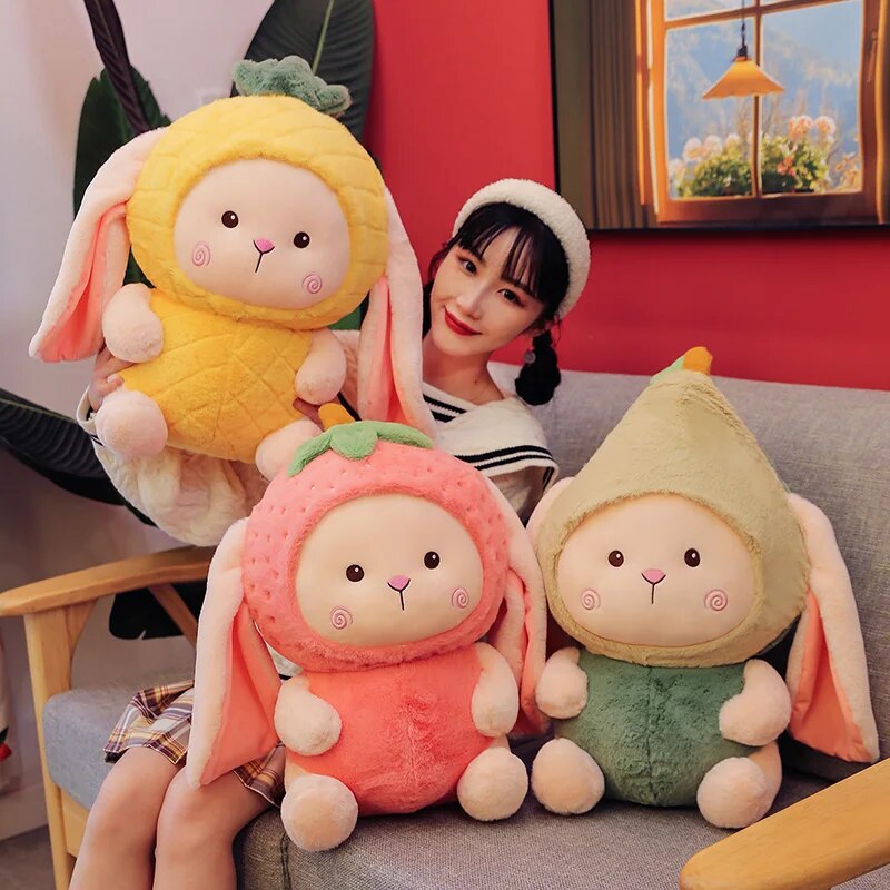 Fruit Bunny Plushies