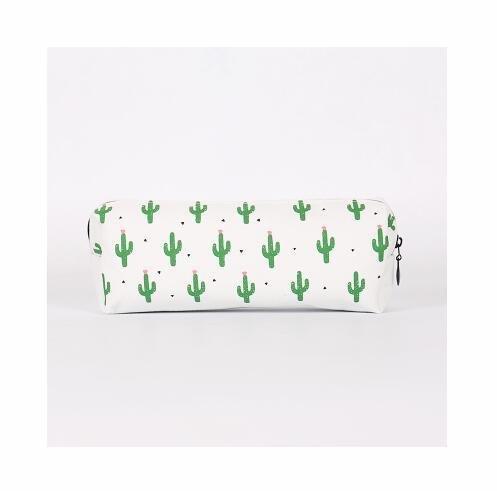 Cactus Pencil Case Canvas Bag