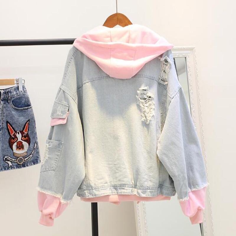 Denim Hoodie Jacket