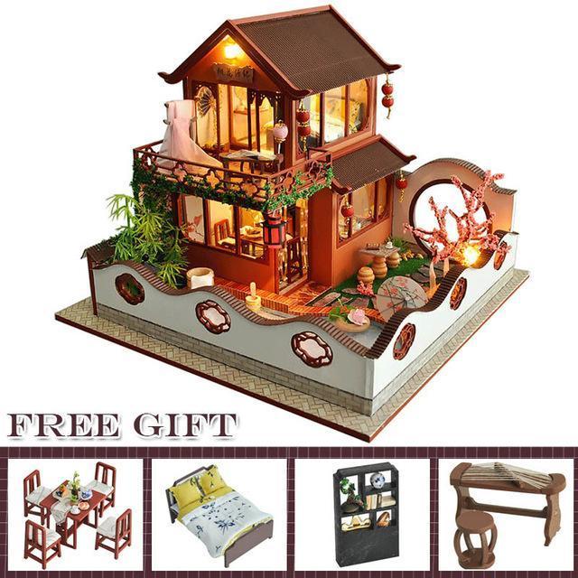 Chinese Villa Dollhouse Kit