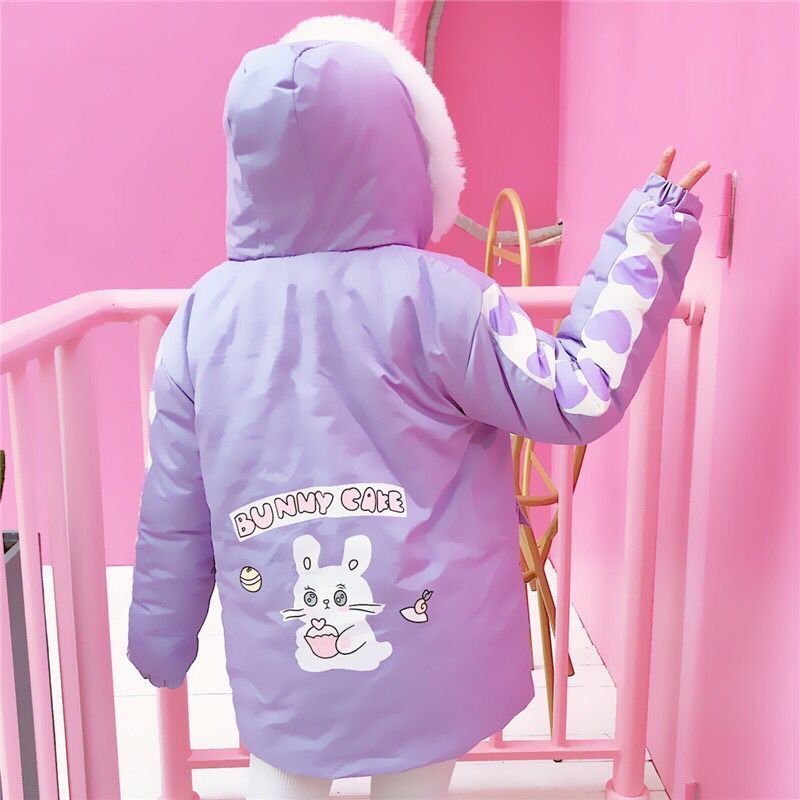 Bunny Cake Hoodie Coat