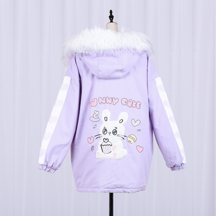 Bunny Cake Hoodie Coat