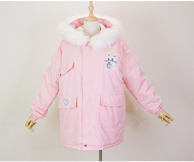 Bunny Cake Hoodie Coat