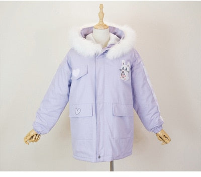 Bunny Cake Hoodie Coat