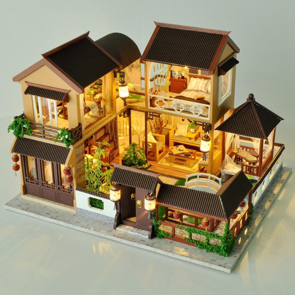 Asian Manor Dollhouse Kit