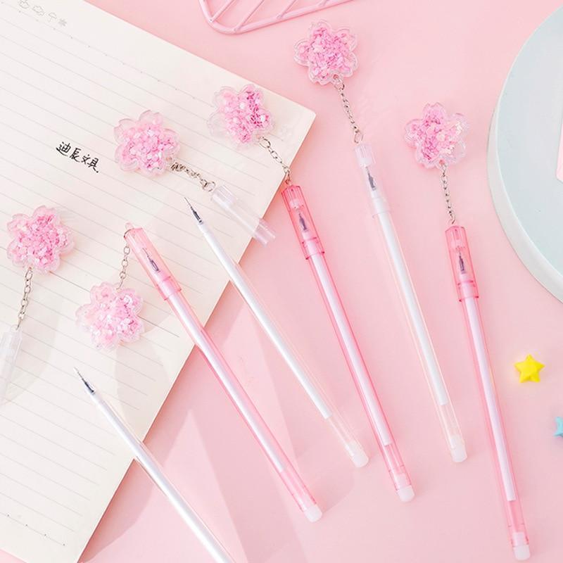 Cherry Blossom Quicksand Gel Pens