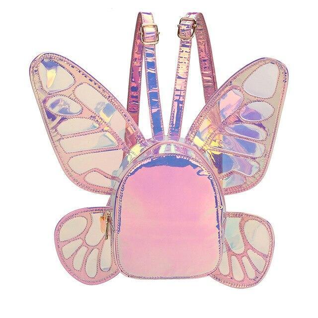 Holographic Fairy Butterfly Backpack