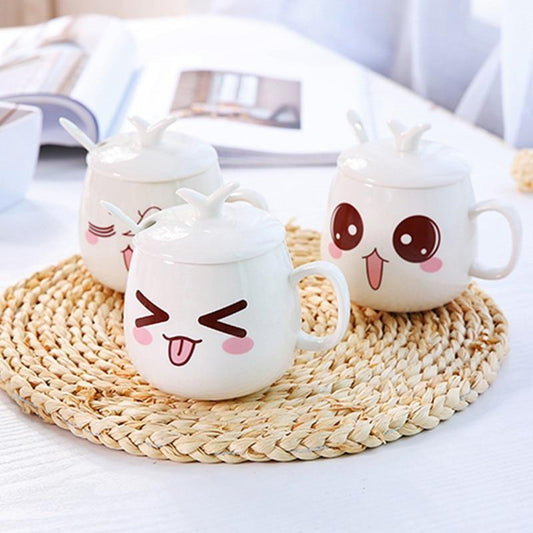 Ceramic Mugs With Adorable Faces