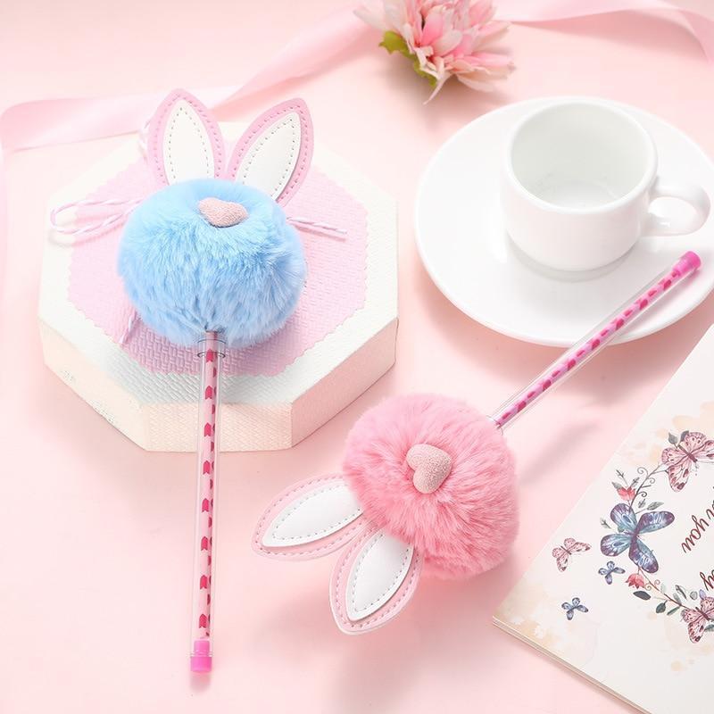 Plush Bunny Gel Pens