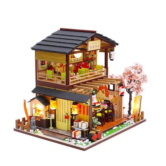 Japanese Sushi Restaurant Dollhouse Kit