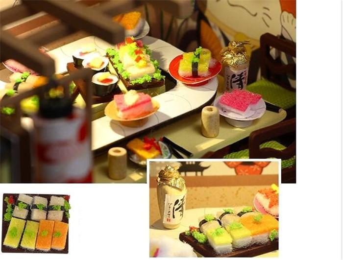 Japanese Sushi Restaurant Dollhouse Kit