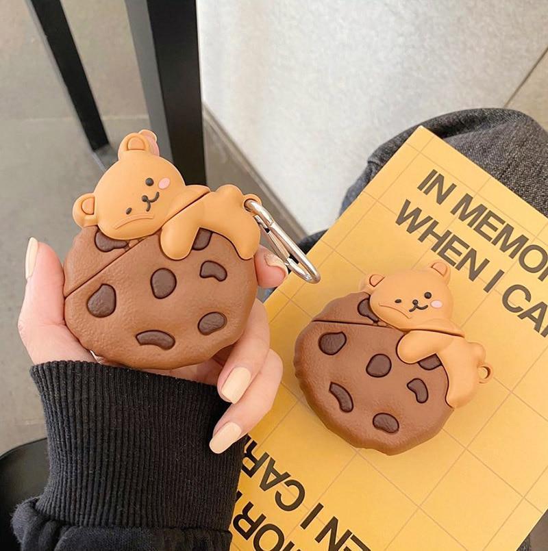 Chocolate Chip Bear AirPods Case