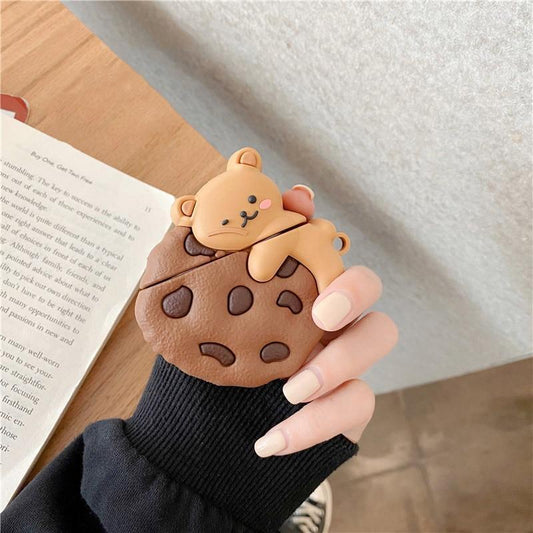 Chocolate Chip Bear AirPods Case