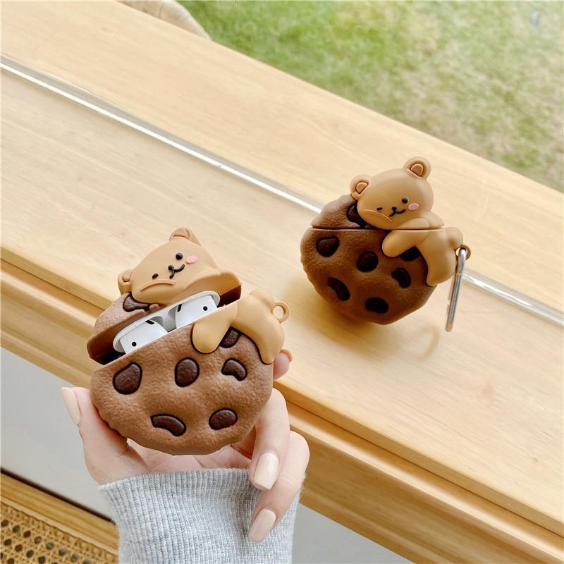 Chocolate Chip Bear AirPods Case