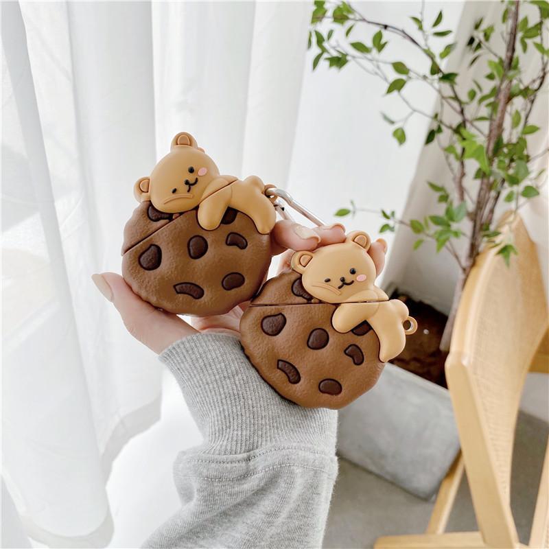 Chocolate Chip Bear AirPods Case