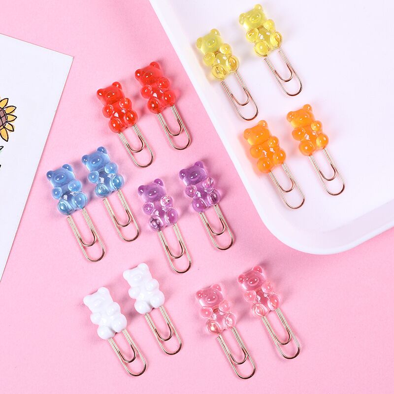 Gummy Bear Paper Clips