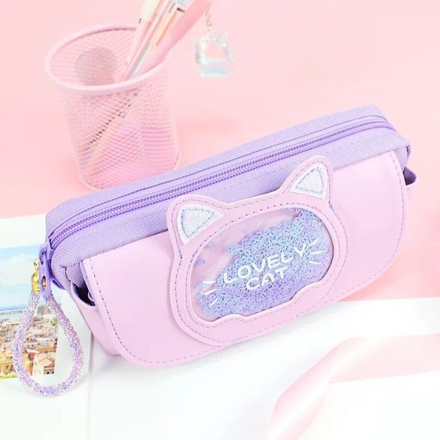 Cute Cat Pencil Bag