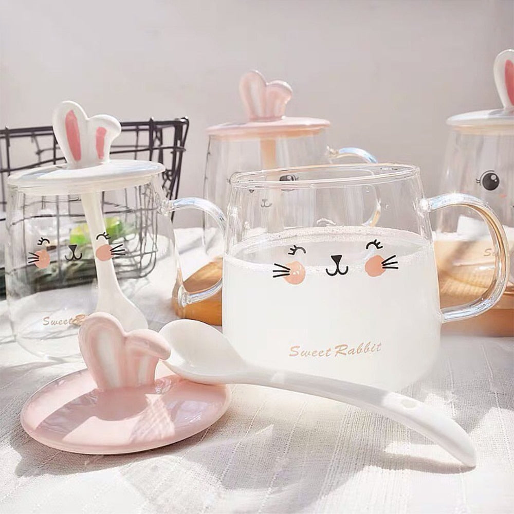 Bunny Glass Mug