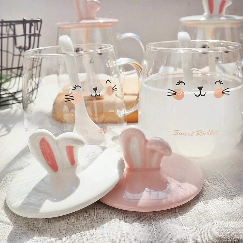 Bunny Glass Mug