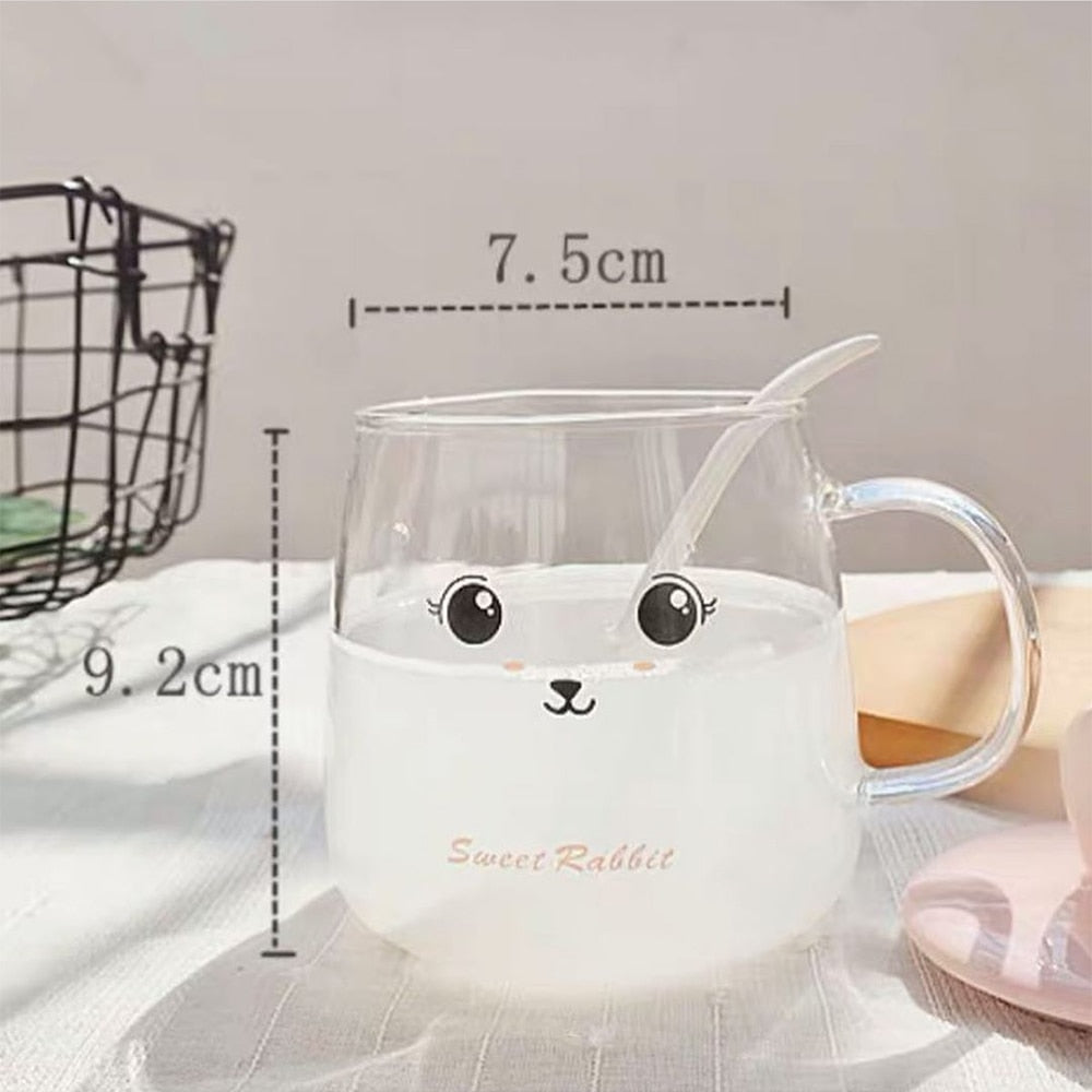 Bunny Glass Mug