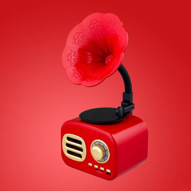 Retro Phonograph Bluetooth Speaker