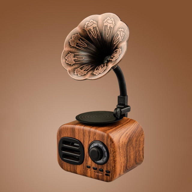 Retro Phonograph Bluetooth Speaker