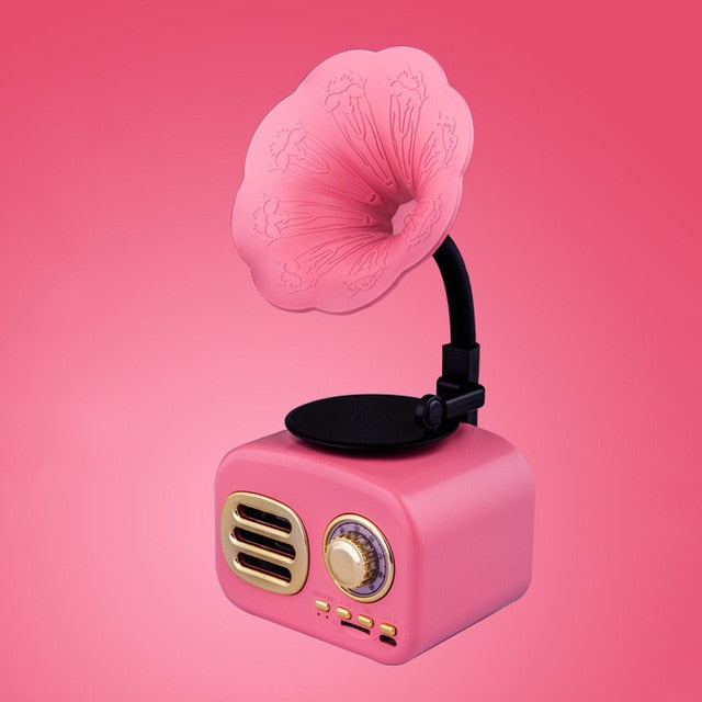 Retro Phonograph Bluetooth Speaker