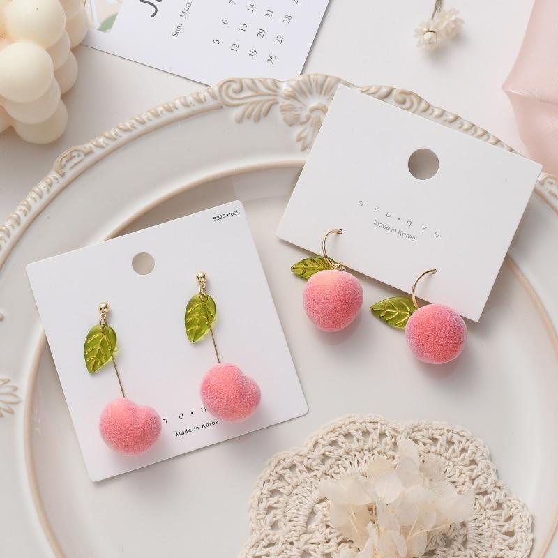 Peach Earrings