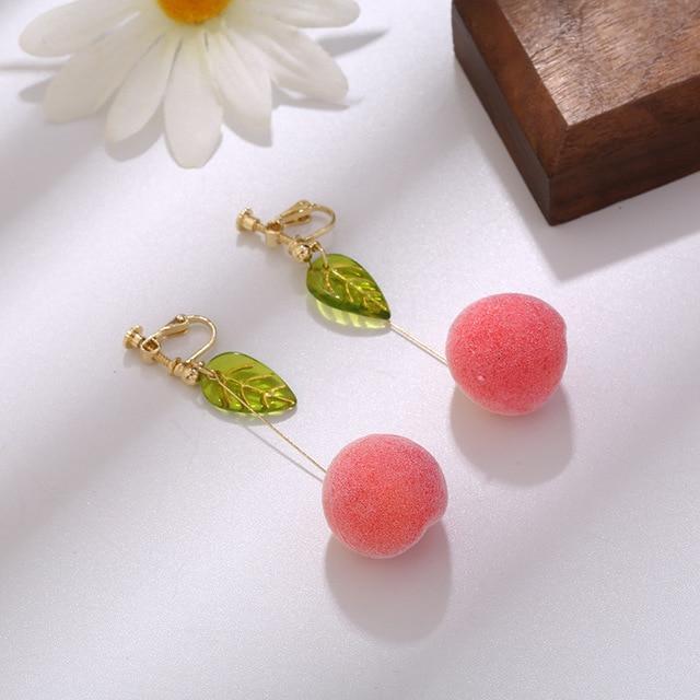 Peach Earrings